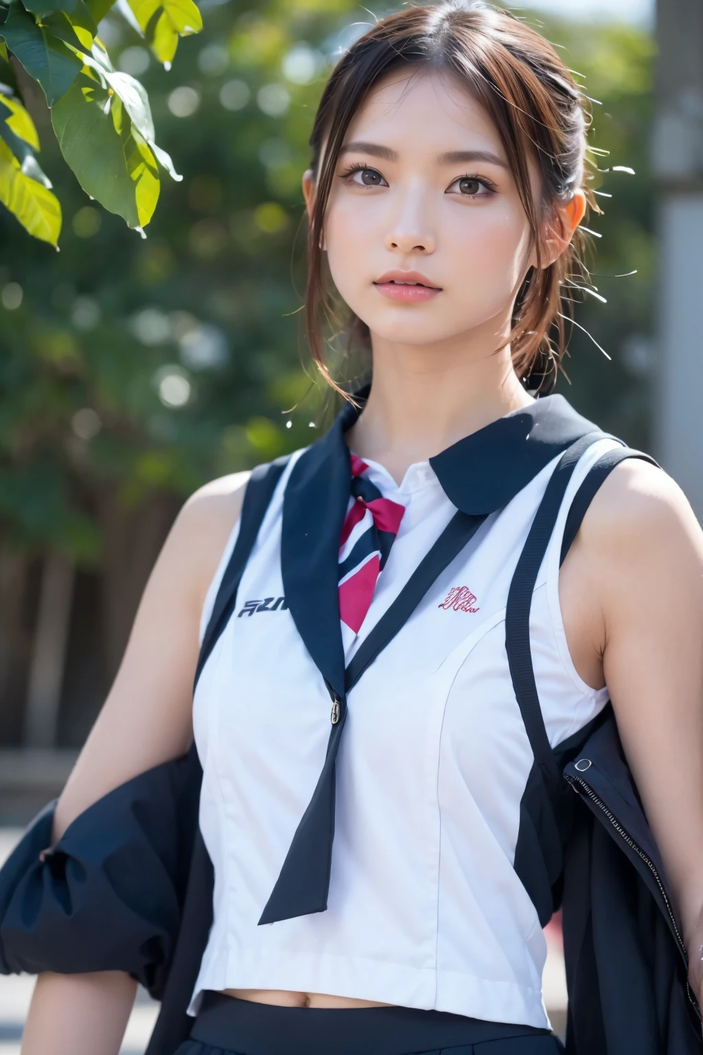 (8K, RAW Photos,Highest quality, High resolution:1.1), (Ultra-realistic:1.4),(Realistic, Realistic:1.3),The Beauty of Japan、Rhythmic gymnastics club、Rhythmic Gymnastics Uniform、((Upper Body:1.3))