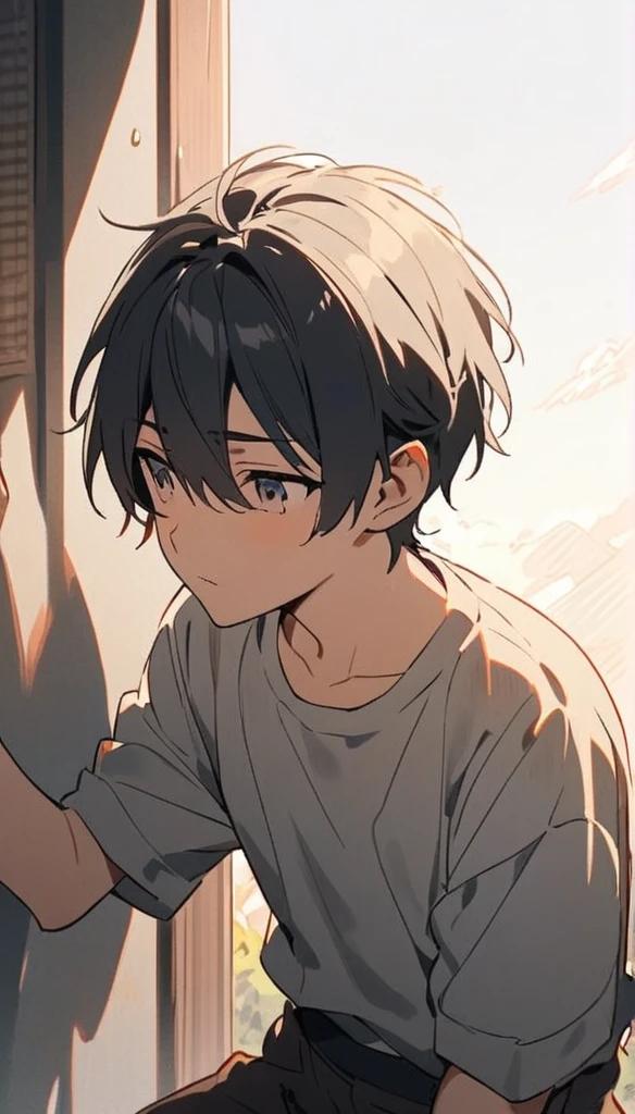 a young boy try to suide