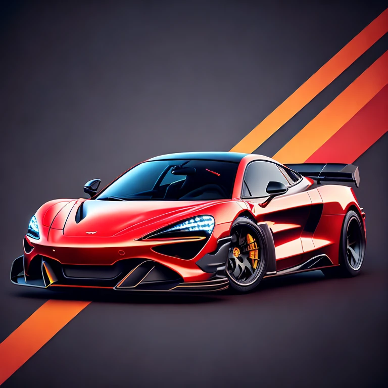 Art for t-shirt graphic design, a modern graphic design, McLAREN 720S GT3 classic blue, ((carbon fiber, Kit de corpo ultra largo Liberty walk)), Aggressive pose ((fund: outside old industrial style building, large windows in fund, cloudy sky, heavy industrial look, cobble stone Street)), 8 k quality, realisitic, 真实感, Spitz, detailded, ultralargo, black and carbon fiber and deep candy colour scheme, frontal profile, epic stance, Epic Ultra Long Body Kit, super low posture, aggressive looks , Street, bold red, fund British flag in vintage pastel tone, highly detailded clean, vector image, realisitic masterpiece, professional photograpy, realisitic car, car sunrise fund, flat black fund, isometric, vibrant vector