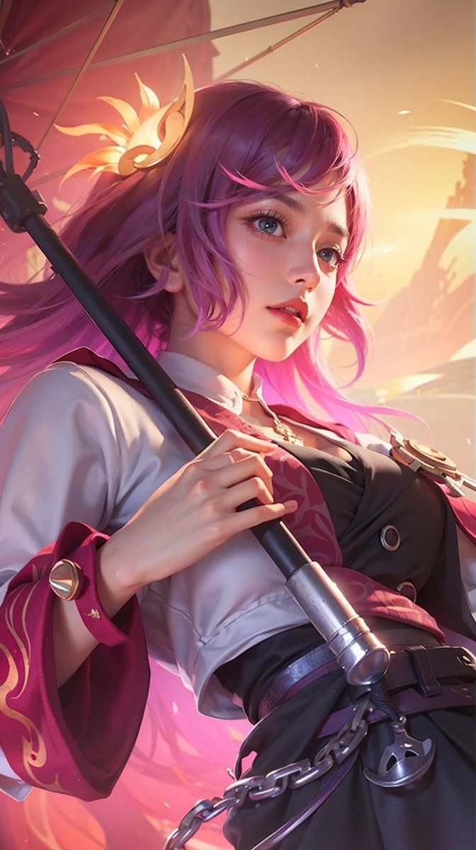 a close up of a 4 girls  ,pink hair , big booobs ,  shadowbringers cinematic, 4 k detail fantasy, a beautiful fantasy empress, game cg, xianxia fantasy, xianxia hero, 2. 5 d cgi anime fantasy artwork, cinematic goddess close shot, ruan jia and artgerm, wow 4 k detail fantasy, hyper-detailed fantasy character, high definition, hyper- detailed,perfect, fantastic, detailed facial and body skin texture, detailed vagina (pussy),Honor of king,HOK.