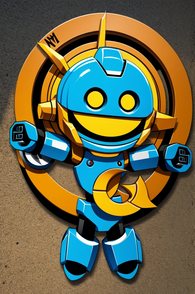 Fish robot logo