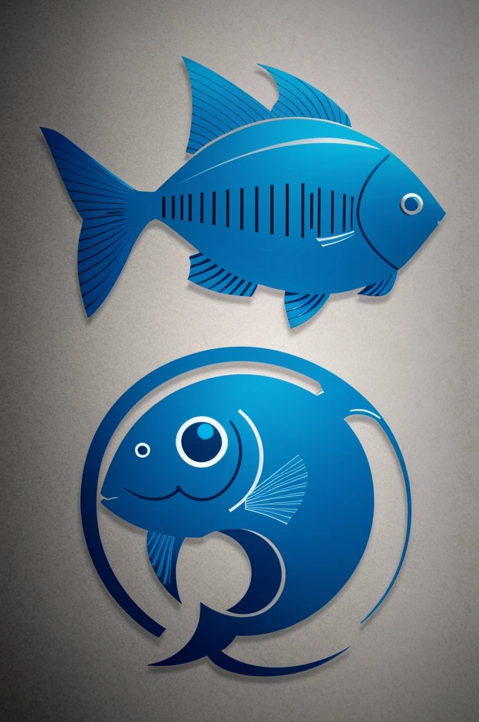 Robot fish logo
