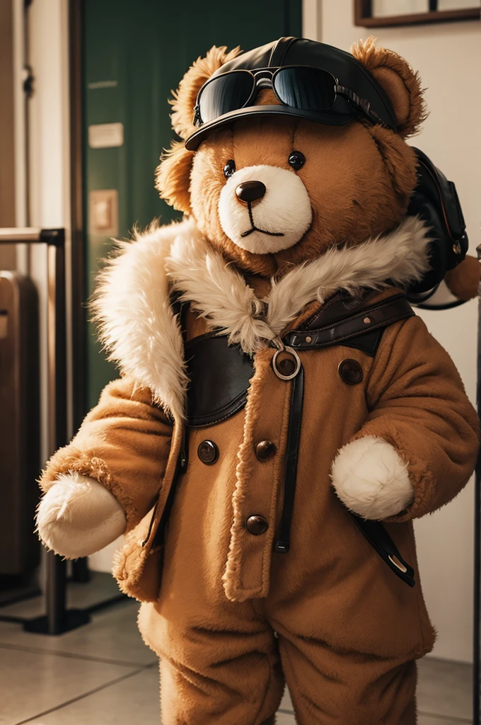 aviator teddy bear 