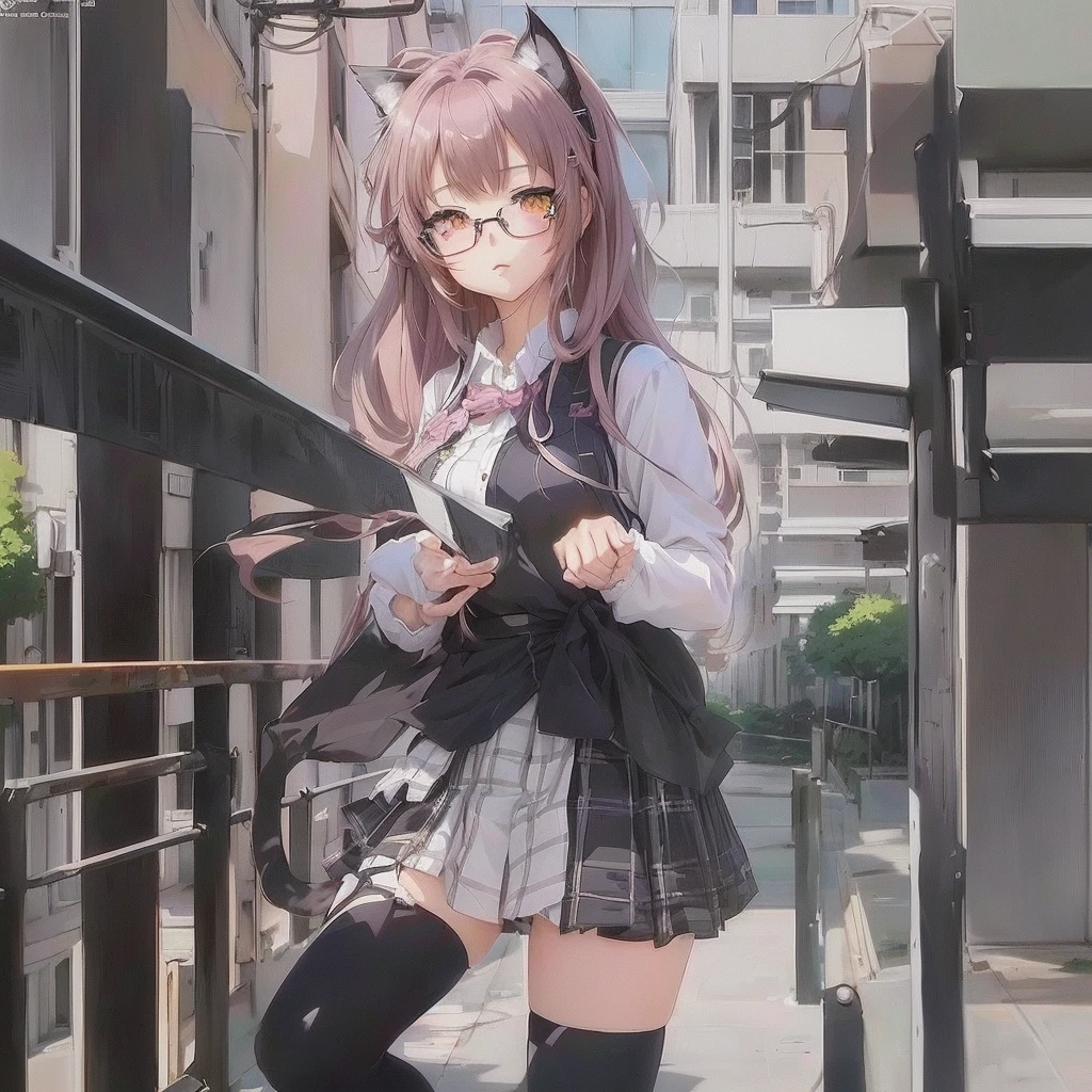 Anime Girls in a posing for a picture, artwork in the style of Gwaiz, an Anime Girls, Anime Moe Art Style, Beautiful anime cat girl, cute anime cat girl, Beautiful anime school girl, Anime Girl, Gwaiz, Smooth anime CG art, Anime Style 4k, Soft anime illustration, (Anime Girls)
