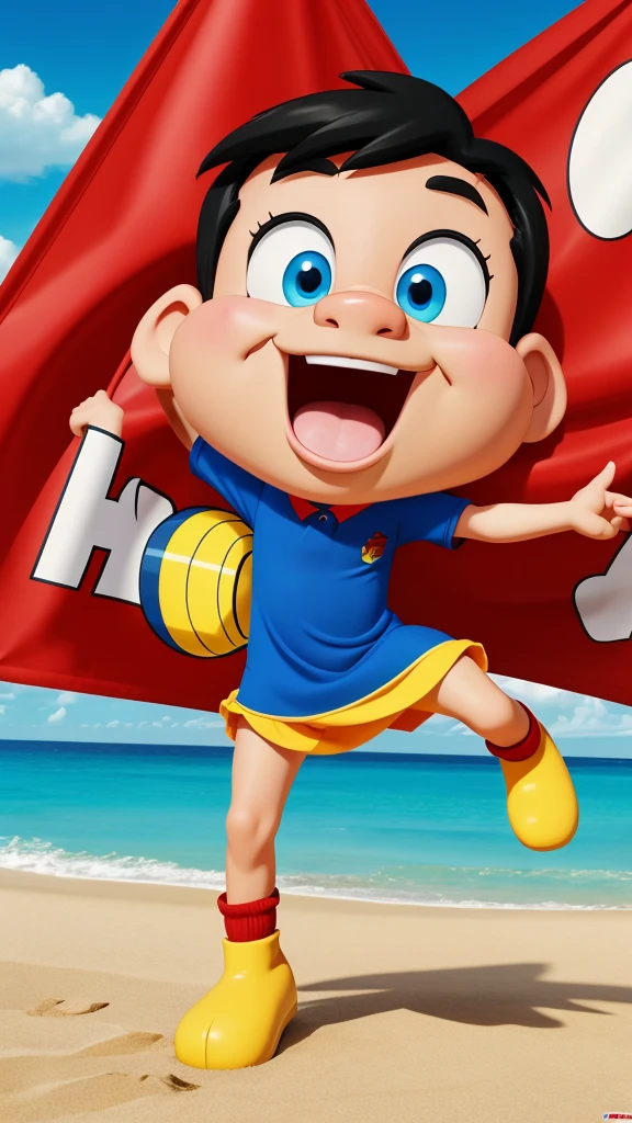 16:9 Size All cartoon in banner 