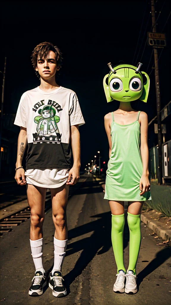 Sad boy and gir
