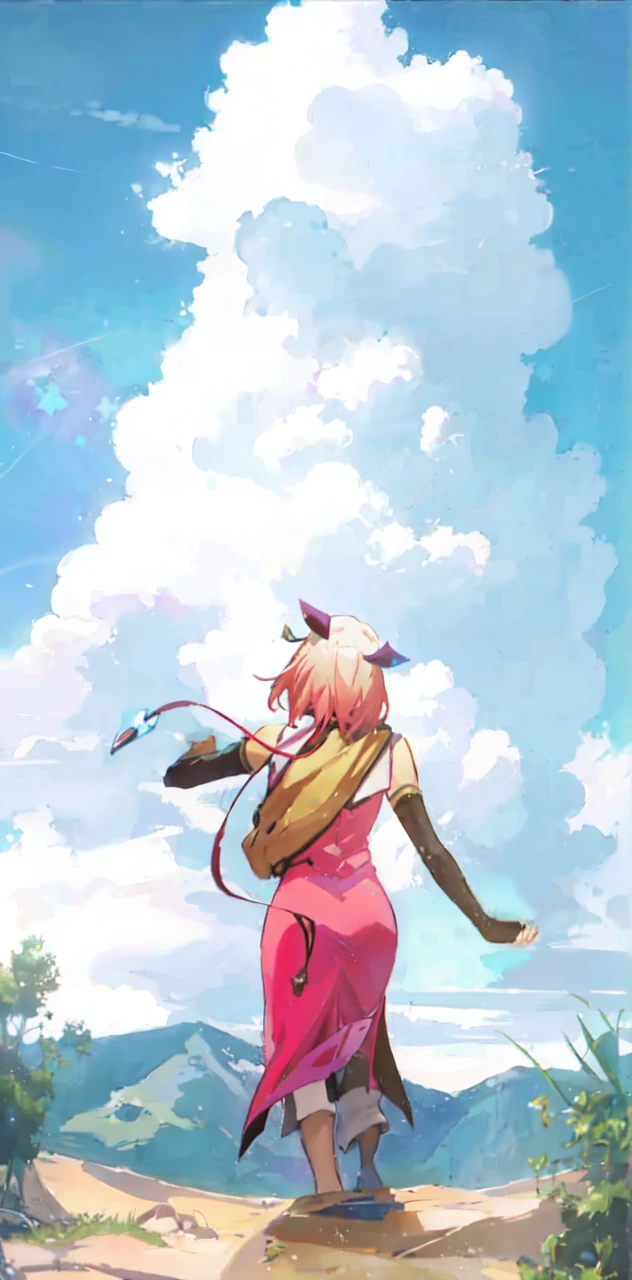 anime - style scene of a beautiful sky with a star and a planet, cosmic skies. by makoto shinkai, anime art wallpaper 4k, anime art wallpaper 4 k, anime art wallpaper 8 k, anime wallpaper 4k, anime wallpaper 4 k, 4k anime wallpaper, anime sky, amazing wallpaper, anime background, heaven planet in background, anime background art