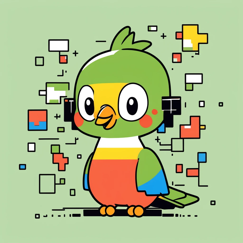 cute little parrot