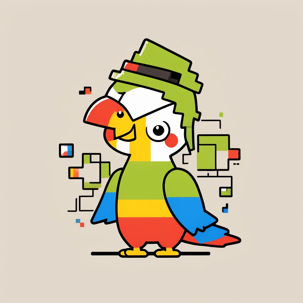 cute little parrot