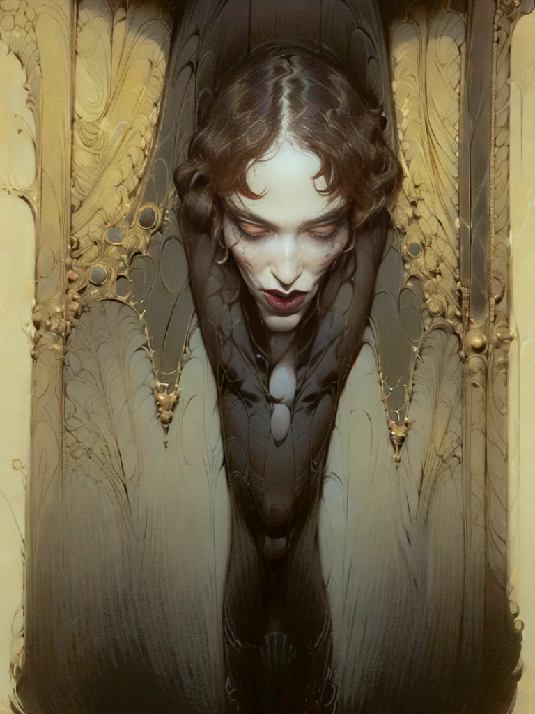 Woman alone, European woman, 8k, absurd res, ((wide eyes: 1.4)), flawless face, (crisp black deco style formal business clothing), 1woman, solo, full body image, 8k, masterpiece, highly detailed, (detailed golden eyes), expressive detailed eyes, pale skin, ((symmetrical eyes)), detailed pupils, realistic skin, some freckles, realistic skin texture, ((small chest: 1.3)), analog style, (chin length hair), ((dark hair: 1.5)), deco cyberpunk setting, entire head and body image, ((her entire head and body must be in view)), perfect anatomy, anatomically correct, ((pale skin)), ((wearing flat boots: 1.3)), ((black pants))