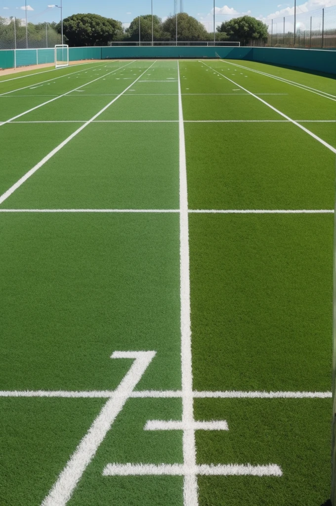 A football field in Argentina