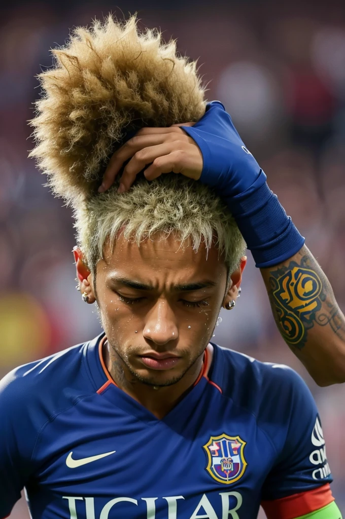 Neymar crying 