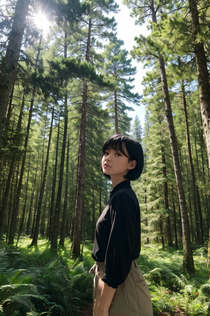 Short black hair Sea of Trees