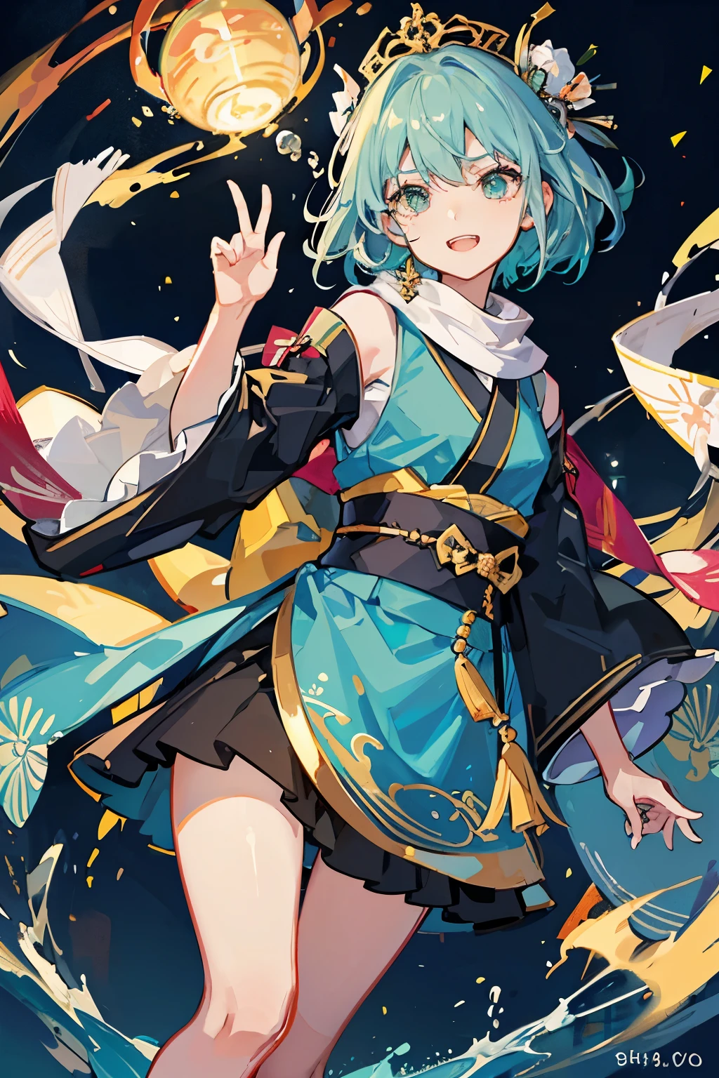 Green Hair、kimono、princess、water面、water、water滴、sacred、Gorgeous、Dancing,黄青color,enamel,agate,肌colorの世界,ブラッドブルーメイデン 32k(masterpiece,Kilo,Aoyama Pond,Hyper HD,32k)長く流れるような明るい青colorの髪,Blood Pond,bloom, color,Sulky (Post Cock Scarf), Combat Stance, looking at the ground, Long white hair, Floating bright blue, Gold tiara with fire cloud pattern, 中国の長袖の金絹のバーガンディcolorの衣服, (Abstract Metaverse Splash:1.2), White background,Peony flower, guardian of vitality(Realistically:1.4),明るい緑colorの髪,Smoke on the road,The background is pure, High resolution, detailed, RAW Photos, sharp, Nikon D850 film stock photo by Jefferies Lee 4 Kodak Portra 400 camera F1.6 shots, 豊かなcolor彩, Ultra-realistic vivid textures, Dramatic lighting, Unreal Engine Art Station Trends, Cinestia 800,長く流れるような明るいGreen Hairの少女,giant colorful bubbles、princess、kimono