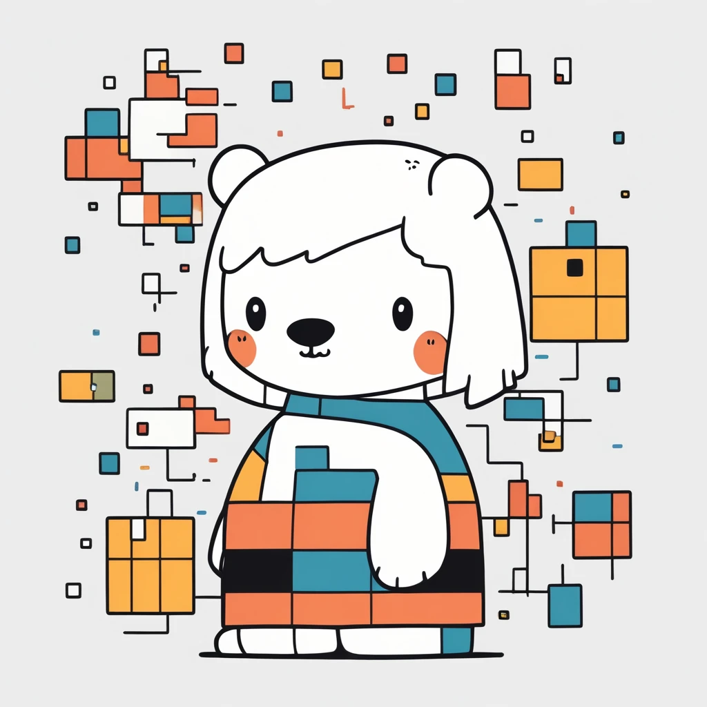 cute little polar bear