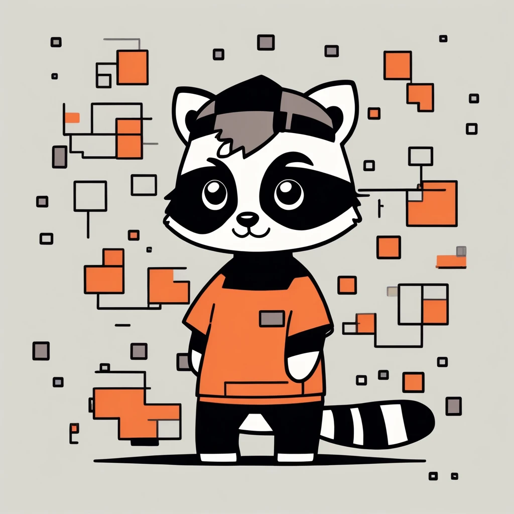 cute little raccoon