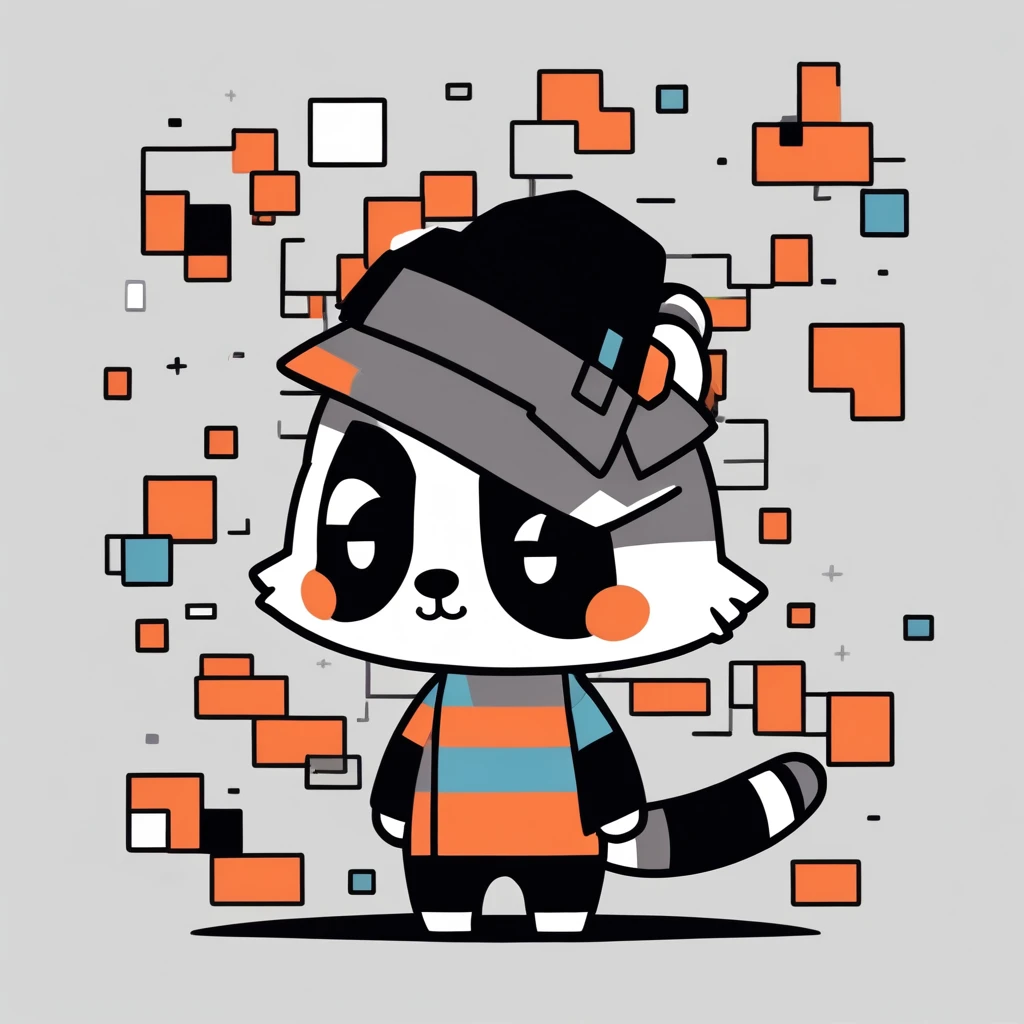 cute little raccoon