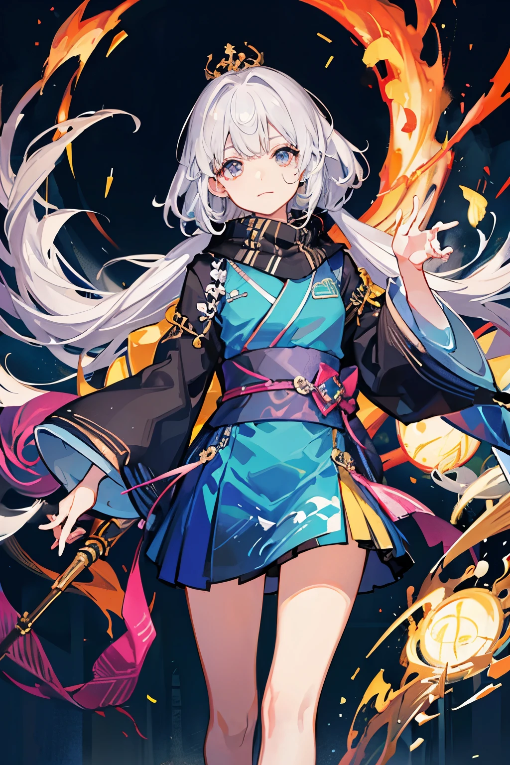 白銀の髪が風にDancing、A woman wearing a black kimono、A beautiful big round moon、A beautiful lake in the forest in the background、水滴がDancing、銀colorの髪飾りをしている、night、enamel,agate,肌colorの世界,ブラッドブルーメイデン 32k(masterpiece,Kilo,Aoyama Pond,Hyper HD,32k)Long, flowing silvery hair,Blood Pond,bloom, color,Sulky (Post Cock Scarf), Dancing, looking at the ground, Long white hair, Floating bright blue, Gold tiara with fire cloud pattern, 日本の着物の金絹の黒colorの衣服, (Abstract Metaverse Splash:1.2), White background,Peony flower, guardian of vitality(Realistically:1.4),明るい銀colorの髪,Smoke on the road,The background is pure, High resolution, detailed, RAW Photos, sharp, Nikon D850 film stock photo by Jefferies Lee 4 Kodak Portra 400 camera F1.6 shots, 豊かなcolor彩, Ultra-realistic vivid textures, Dramatic lighting, Unreal Engine Art Station Trends, Cinestia 800,A girl with long, flowing, bright silver hair,giant colorful bubbles、princess、kimono