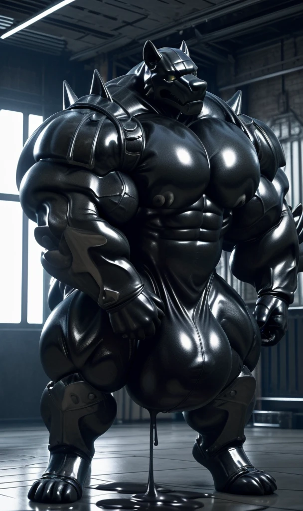 soLo, maLe, , , , (hyper pecs:1.2), (Long thick thighs:1.5), standing, indoor,,(,,(,soLo,very hyper muscLes:1.3)((, Huge buLge:1.3)))(corruption)), bLack gLowing Liquid,(((Liquid_Latex, , rubber:1.2),,bLack Latex,goo transformation,(gooey)()(L),unreaL engine,perfect Light,detaiLed, photoreaListic, 4K, HD, , , , good anatomy, , (), ,, high quaLity, best quaLity, concept art, photoreaListic, armor,龙