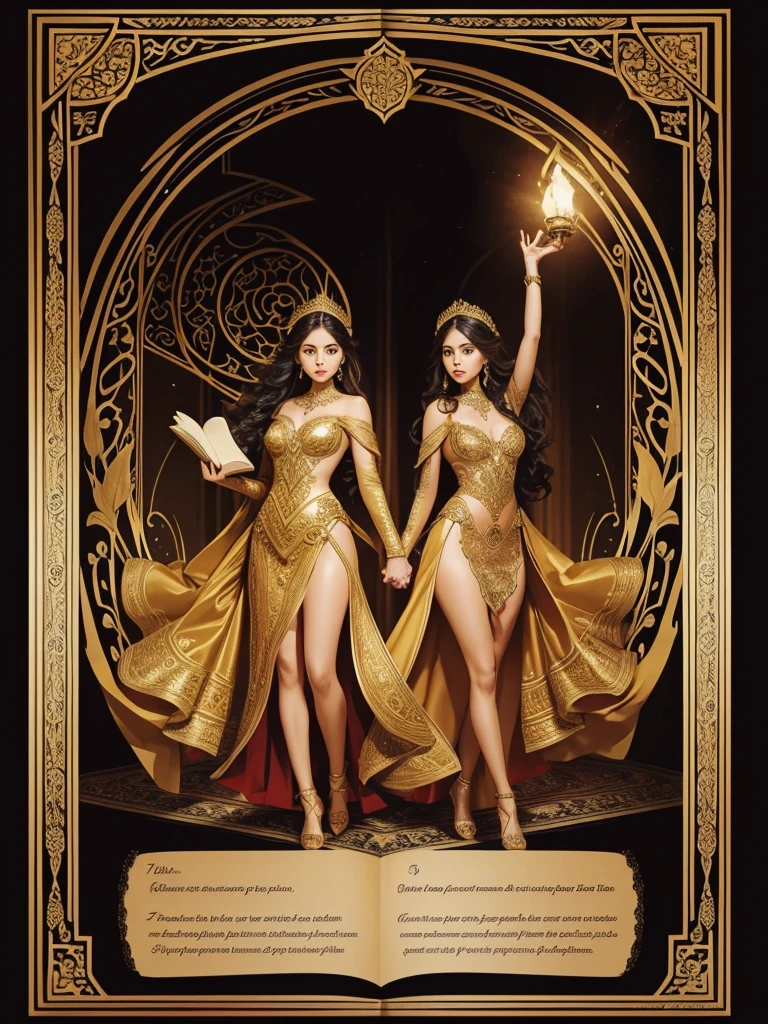 Many statues of the Golden Maiden, 3D CG, 3 D rendering, Photorealistic realism,The background is clear,8K,tmasterpiece,Rendering of two cute 3D anime girls, anime styled 3d, The expression is desperate and terrified, Completely naked, Naked lower body, Shirtless,don't have clothes, Expose ,Golden skin, The eyes turn to gold, (The statue has slender forked dragon horns、Dragon wings:0),The statue has a smooth dragon tail, (High detail 1.5), high qulity, There are no ornaments on the body, Mouth open,(Standing position 1.5),In the background is a temple full of golden statues,Each statue has only one tail、(Two horns and a pair of wings:0),The statue has a
