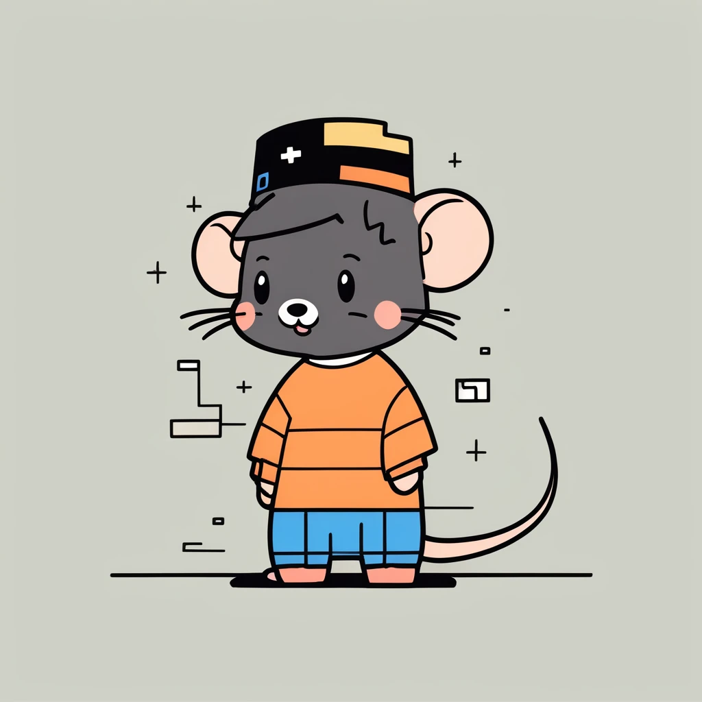 cute little rat
