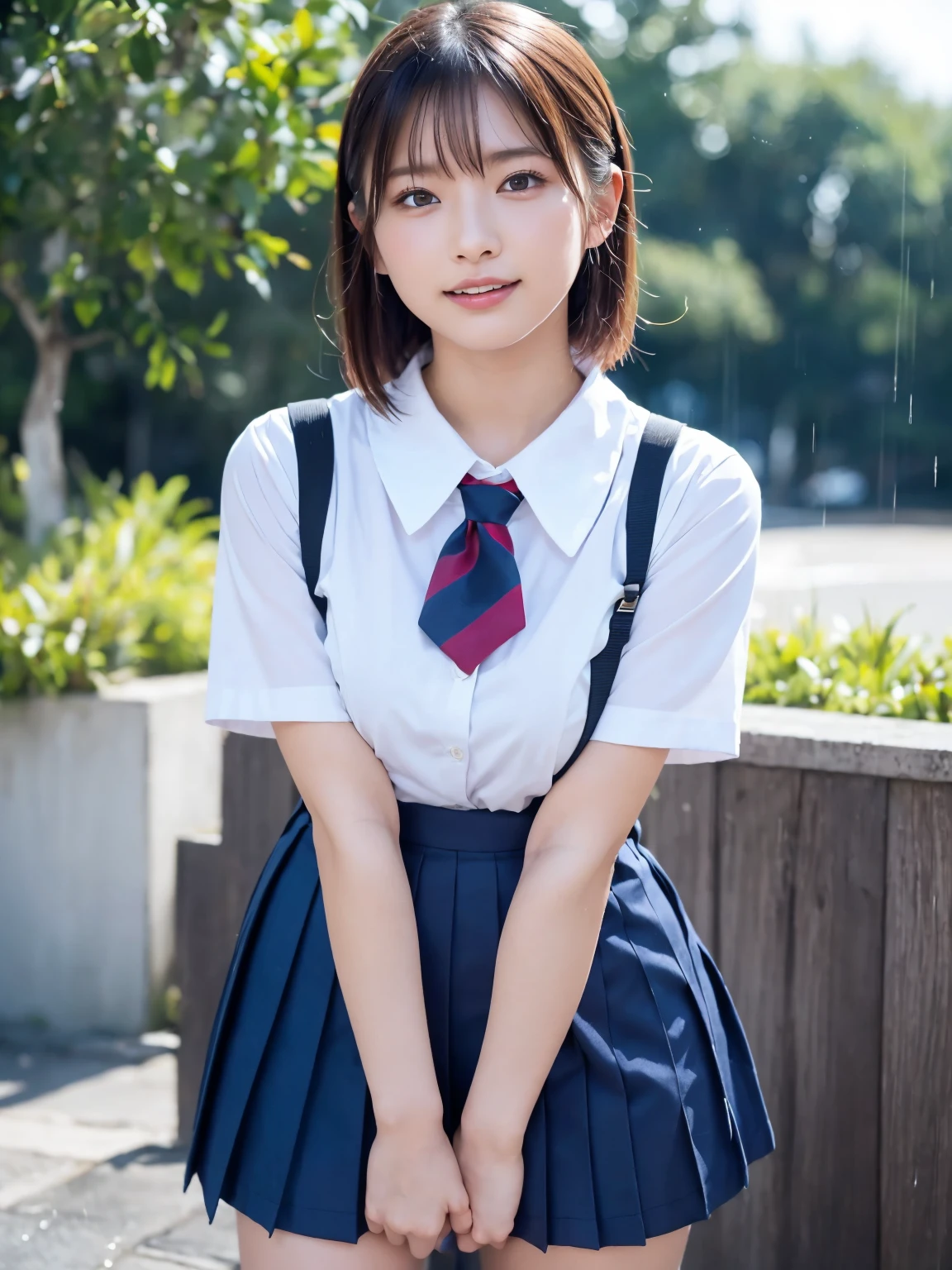 Tabletop, Highest quality, Japanese Girls,One Girl, 8K, RAW Photos, Highest quality, Tabletop, んdebtdebt:1.2, Highly detailed RAW color photos, Professional photos, (Realistic, Realistic:1.37), (Highly detailed skins:1.2), Ultra-high resolution, (Lenz 50mm), (debt/1.2),Exquisitely drawn eyes,Gazing at the audience,
Breaking up with a girl (Many elderly people:1.4), Beautiful Face, cute,(smile:1.05),(20-year-old, Big Breasts, Wide Hips,Straight hair, (short hair), iris, white and fine-grained skin,Small Mouth, high cheekbones (meaning), Sexy pose,Leaning forward,(The to the debtW:1.1),White panties、Korean Idol、Nogizaka idol、Burning idol pose、Adult、、(Tabletop, Highest quality:1.3), (Ultra-fine 8K CG:1.2), (超Realisticな:1.35), (Realistic:1.45), (Realistic:1.4), Cowboy Shot,
Beautiful Japanese Women, 22 years old, Supermodel, Japanese Idols, __performance__, Big Breasts, (school uniform:1.4), (Spread your legs), [ponytail],,front-facing,Cowboy Shot,Dancing in the Rain