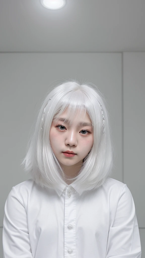 Korea
Teenager
Beautiful
White hair