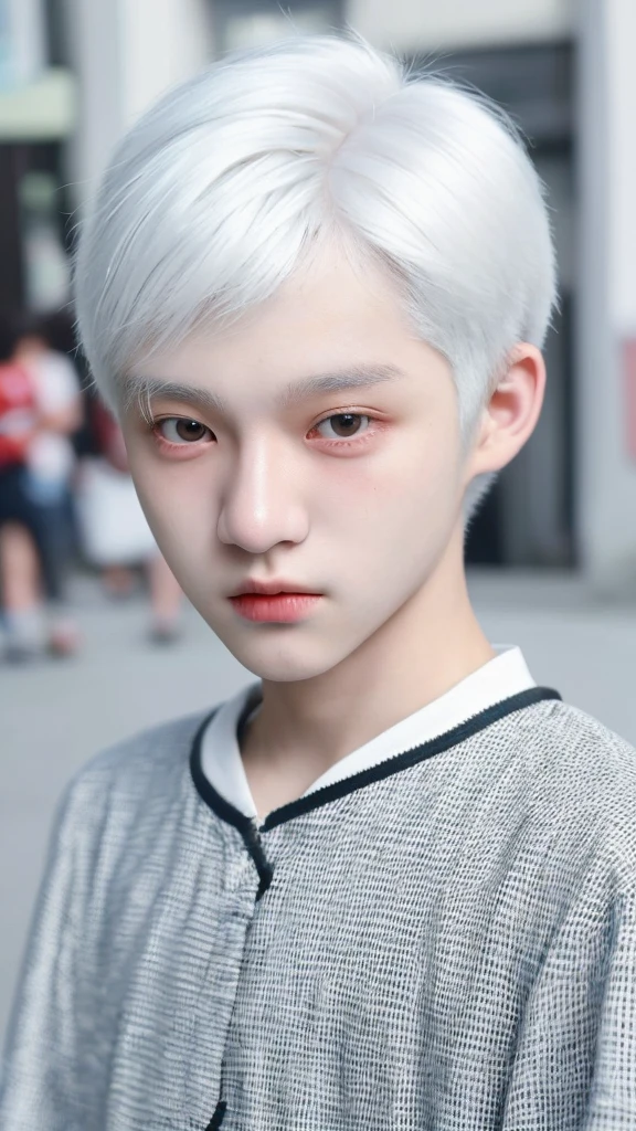 Boy
Korea
Teenager
Beautiful
White hair
Cute face
Street look
Fame
Small face
Short hair
Makeup 