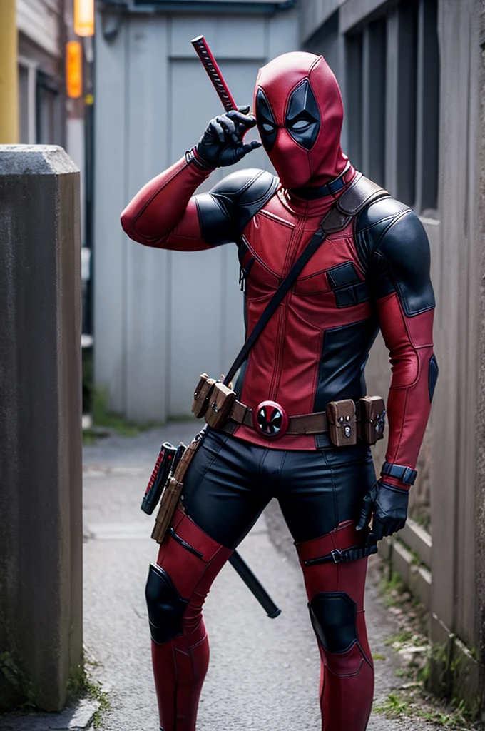 Deadpool como lord sith