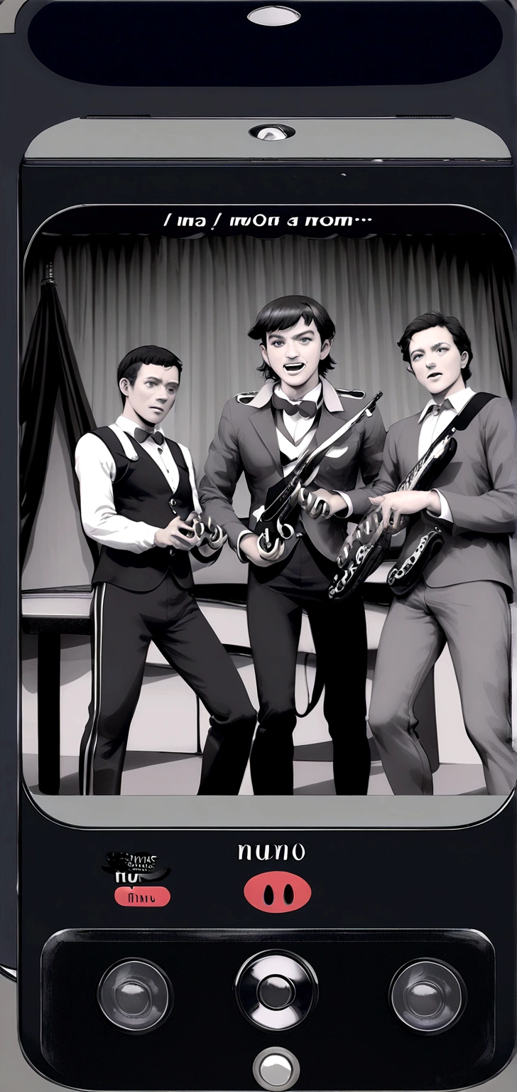 a man on stage in the 1950s, vintage, high contrast, dramatic lighting, dramatic pose, 1950s fashion, retro style, cinematic, moody, film noir, black and white, high key lighting, dramatic shadows, (best quality,4k,8k,highres,masterpiece:1.2),ultra-detailed,(realistic,photorealistic,photo-realistic:1.37)