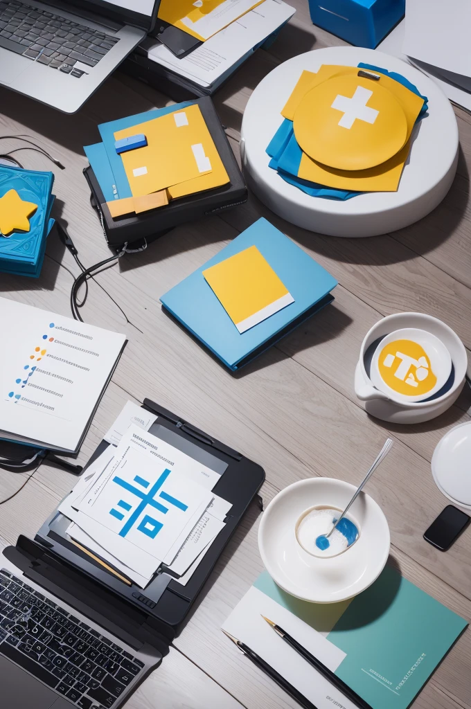 Create a logo for an academic research group that involves courses: biology, nursing and pedagogy, with the acronyms PIBEE