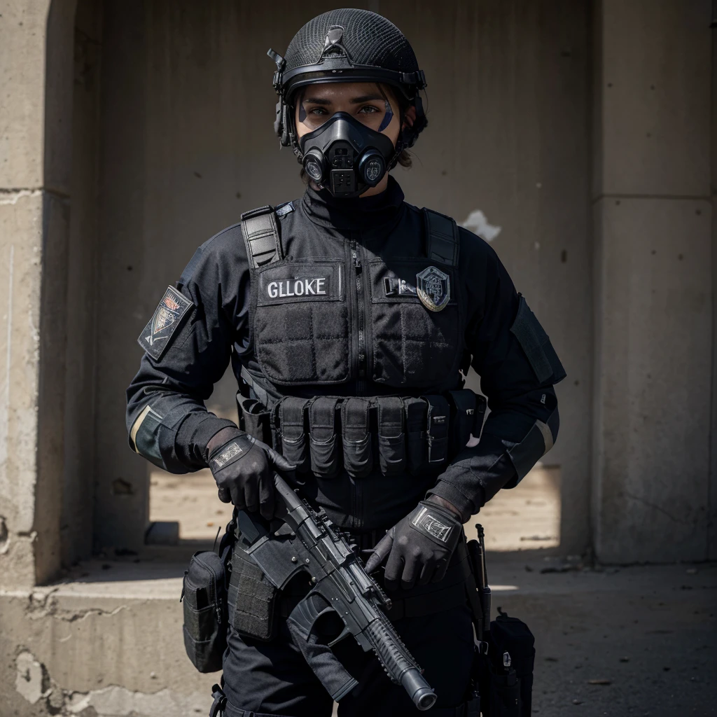 Creating an AI-generated image of Kosovo SWAT police officers would typically involve specific details about their uniforms and gear. Kosovo SWAT teams, similar to other SWAT units globally, often wear tactical gear that includes:
1. **Uniform**: Typically dark-colored (black or dark blue), with patches indicating their unit and possibly the Kosovo Police insignia.
2. **Body Armor**: Heavy-duty ballistic vests for protection, usually black or dark-colored, with pouches for equipment.
3. **Helmet**: Tactical helmets, often black or dark with visors or goggles for eye protection.
4. **Weapons**: They carry firearms such as assault rifles (e.g., HK G36, SIG SG 553), handguns (e.g., Glock 17), and sometimes shotguns or sniper rifles depending on the mission.
5. **Accessories**: Tactical gloves, knee and elbow pads, radios, and sometimes gas masks or breaching tools.
6. **Insignia and Patches**: Kosovo Police patches, flags, and possibly unit-specific insignia.
Stand and look at the camera
