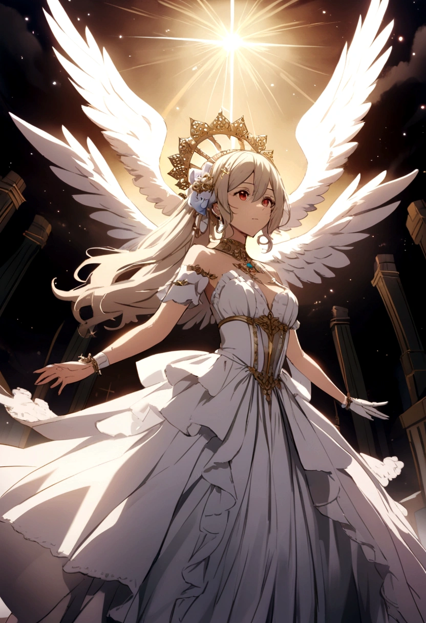 angel real beautifull , uriel in a sky