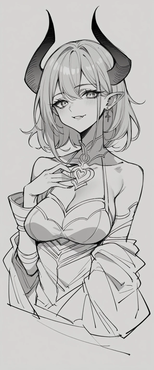score_9,score_8_up,score_7_up,score_6_up,score_5_up,source_anime,sketch,lineart BREAK 1girl,solo,succubus,Bustling city,night,