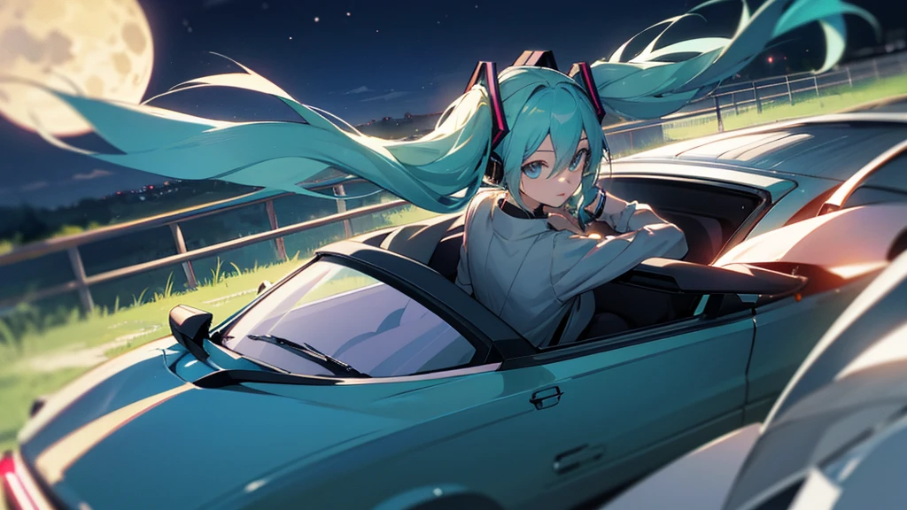 Hatsune Miku Drive Under the Moon