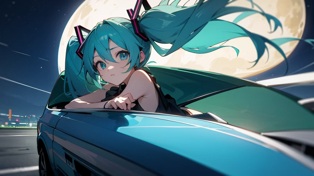 Hatsune Miku Drive Under the Moon