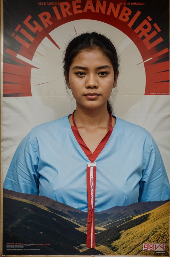 Give me a picture of a poster about Indonesian independence