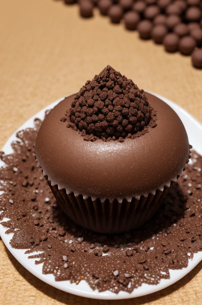Create a brigadeiro-themed background, for me to use in my brigadeiro photos