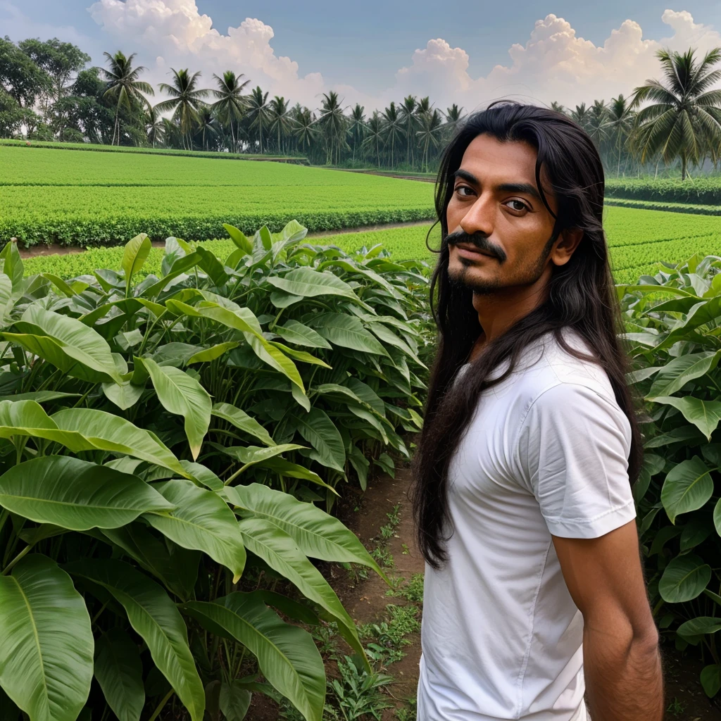 Dali as a farmer in Kerala