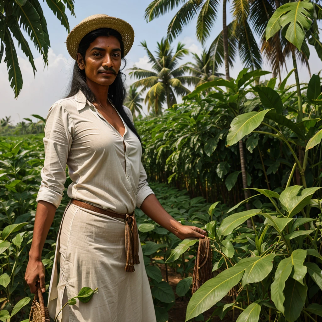 Dali as a farmer in Kerala