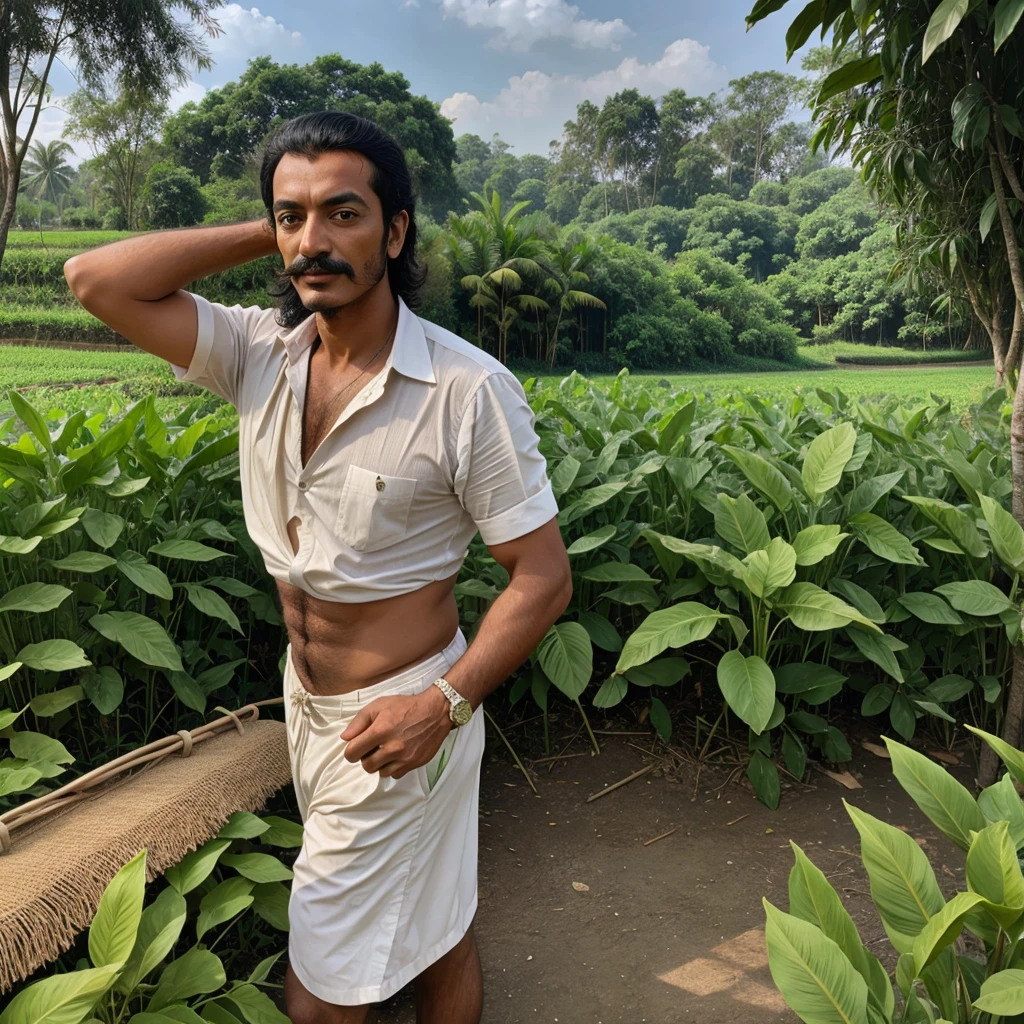 Dali as a farmer in Kerala