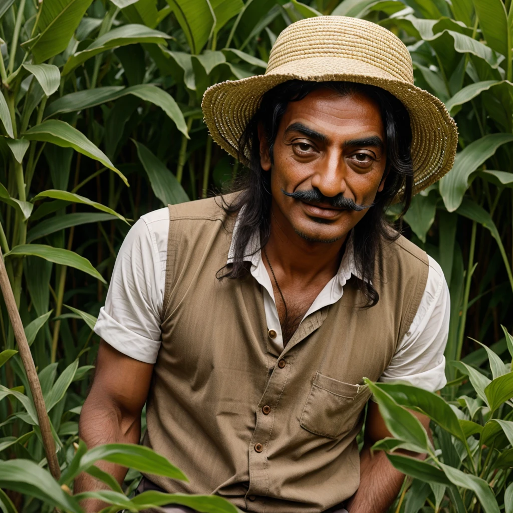 Dali as a farmer in Kerala