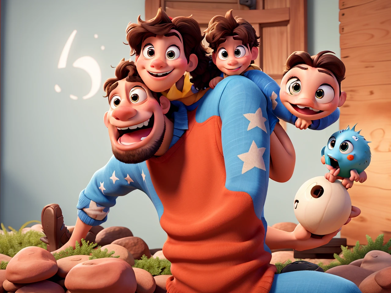 Disney pixar style high quality, best qualityer