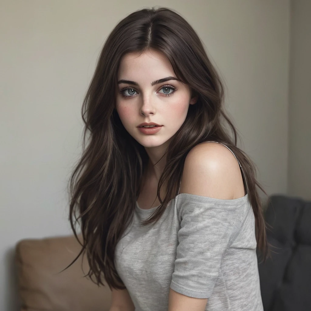 photograph of a 20 yo american woman with long brown hair, a character portrait by Alayna Lemmer, wallpaper, poster, sharp focus, insanely detailed, lush detail, filigree, intricate, crystalline, perfectionism, max detail, 4k uhd, masterpiece, hard edge, studio portrait, studio photography Leica M2, sigma 50mm Lens, f/5.6, #myportfolio, 500px <lora:heyimbeev1:0.9>