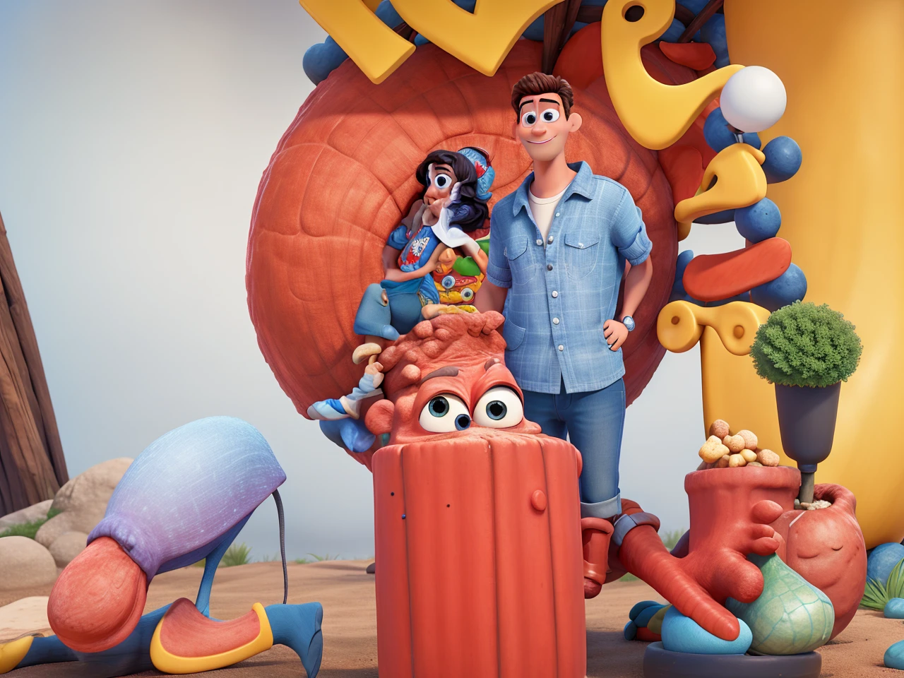 Disney pixar style high quality, best qualityer