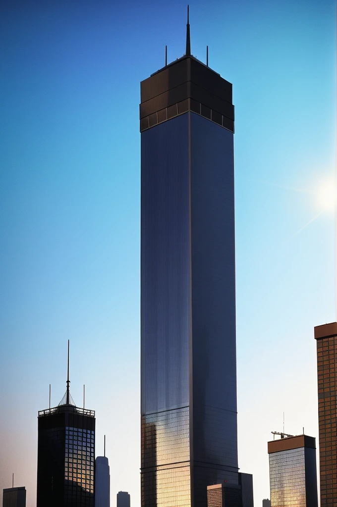 World Trade Centers (1973-2001) in Los Angeles Skyline (truescale)