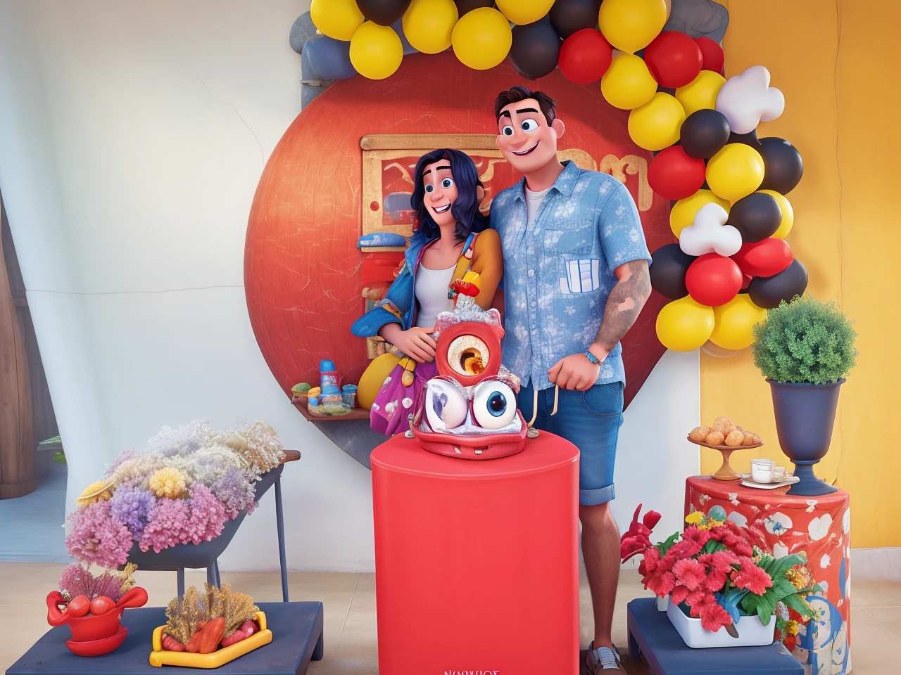 Disney pixar style high quality, best qualityer