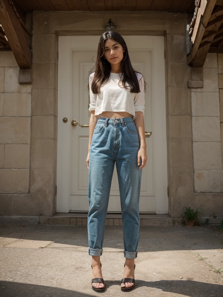 now give me same photo with different poses and clothes