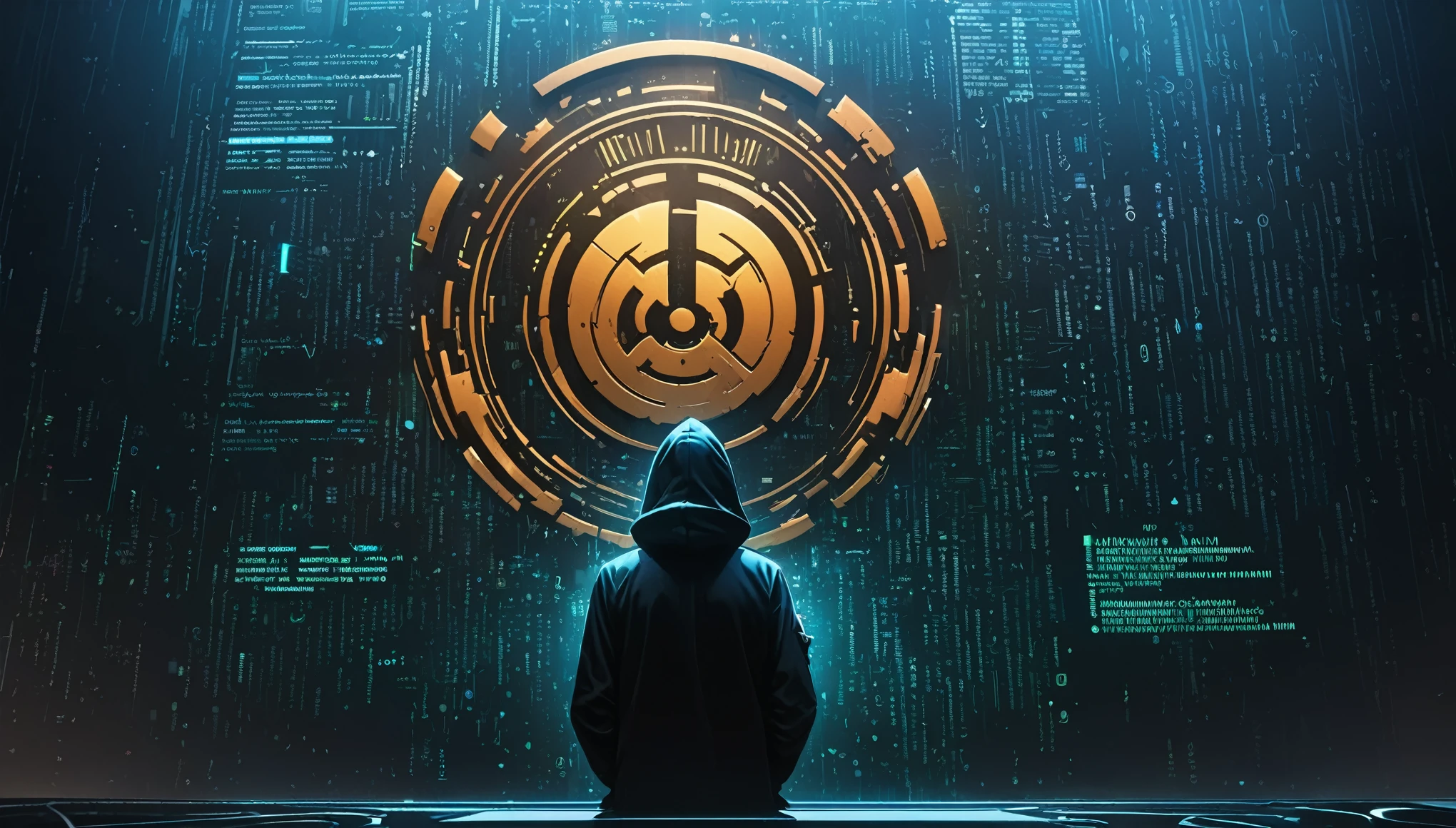 ((L)), ((Logo)), Wallpaper, Tech, ((Hacker)), ((Coding)), HD, High Resolution, Masterpiece, 4K