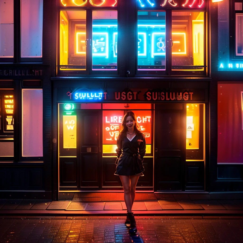 ((ExtremelyDetailed (One of the windows in Amsterdam's Red Light District:1.37) Stunning girl in WHITE (She trapped in the window))), (masterpiece 8K TopQuality) (ProfessionalPhoto:1.37), ZoomLayer, (ZoomedOut:1.28, wide-angle) View Though Shop window from busy sidewalk, (View Though show window Glass with Reflections)